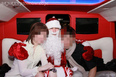 New Year in limousine in Moscow