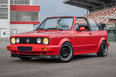 Volkswagen Golf red