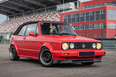 Volkswagen Golf red